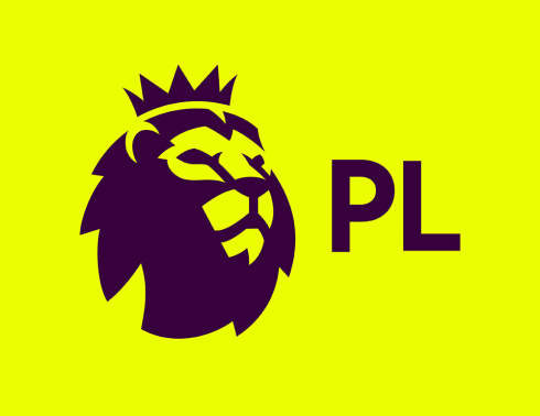 feat football prem league logo yellow